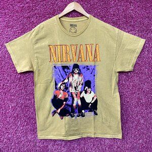 Nirvana Nevermind Band Members Grunge T-Shirt Large